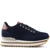 BLÅ NORA III SUEDE PLATEAU SNEAKER