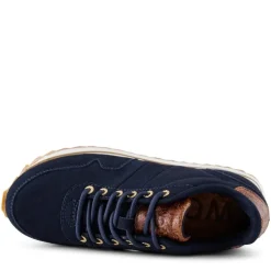 BLÅ NORA III SUEDE PLATEAU SNEAKER