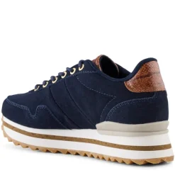 BLÅ NORA III SUEDE PLATEAU SNEAKER