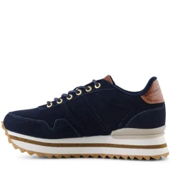 BLÅ NORA III SUEDE PLATEAU SNEAKER