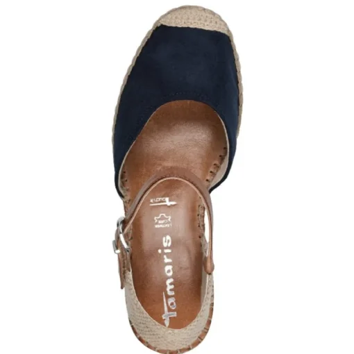 BLÅ WEDGE PUMPS