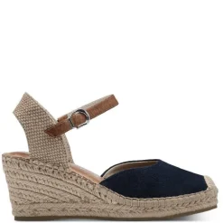 BLÅ WEDGE PUMPS