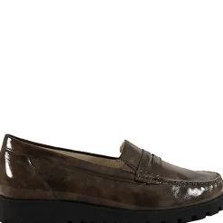 BRUN/GRØN LAK LOAFER