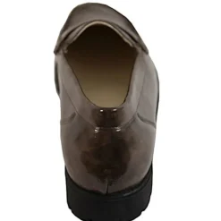 BRUN/GRØN LAK LOAFER