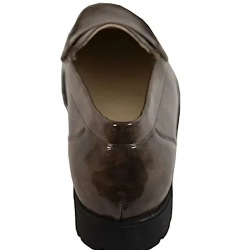 BRUN/GRØN LAK LOAFER