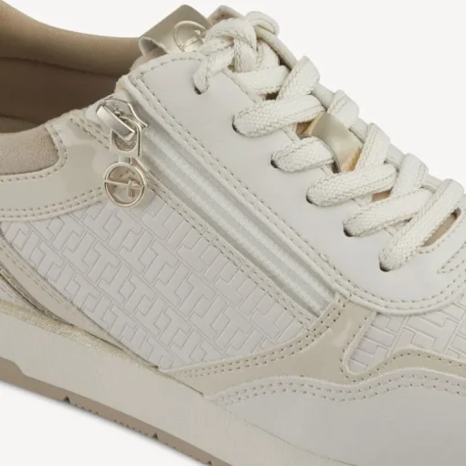 HVID/GULD SNEAKER