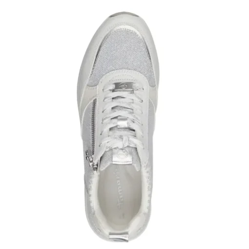 HVID/SØLV SNEAKER