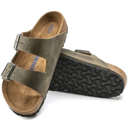 KHAKI ARIZONA SOFT SANDAL - SMAL