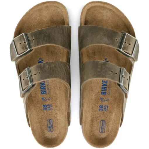 KHAKI ARIZONA SOFT SANDAL - SMAL