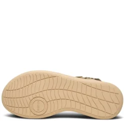 LEOPARD LINE SUEDE SANDAL