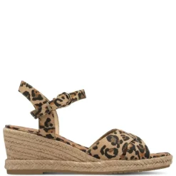 LEOPARD WEDGES SANDAL