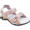LYSERØD GLIMMER SANDAL