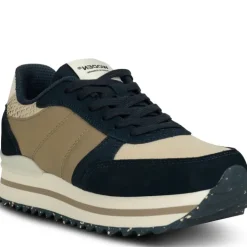 NAVY MULTI RONJA PLATEAU SNEAKER