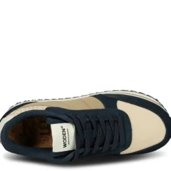 NAVY MULTI RONJA PLATEAU SNEAKER