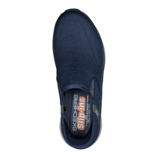 NAVY RELAXED FIT SLIP INS D'LUX WALKER OXFORD
