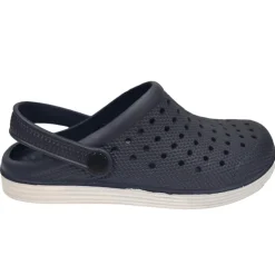 NAVY/HVID CROCS