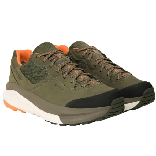 OLIVE/ORANGE SNEAKER
