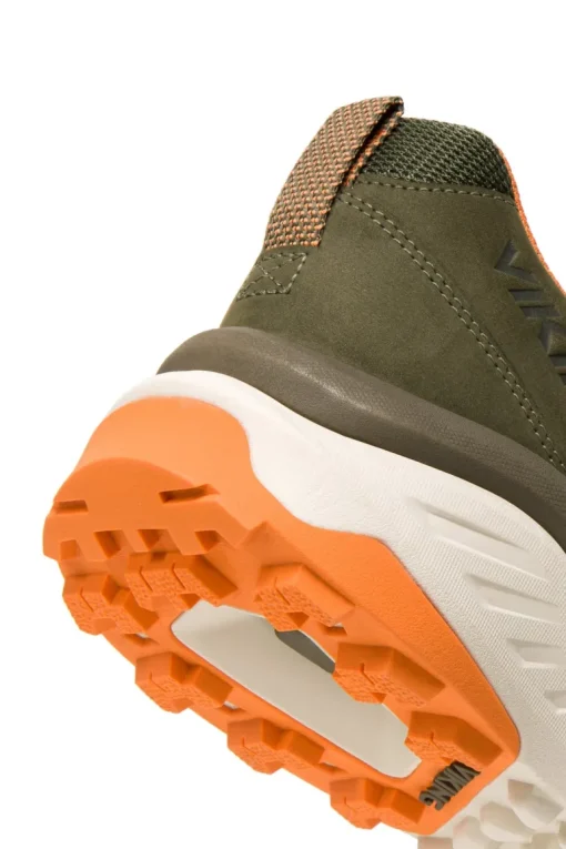 OLIVE/ORANGE SNEAKER