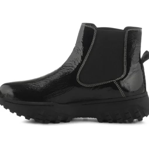 SORT ELENA PATENT STØVLE
