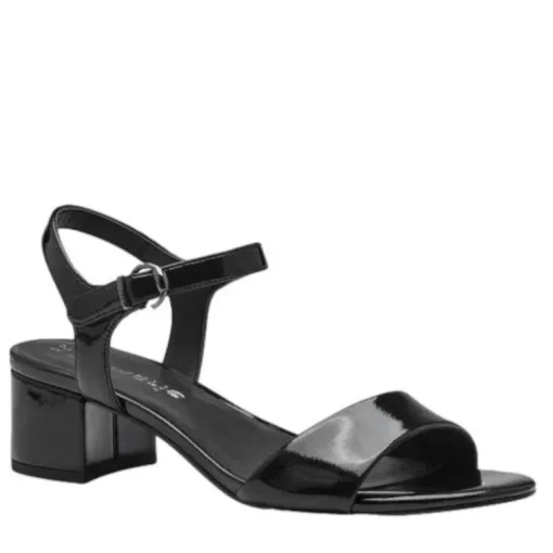 SORT LAK SANDAL