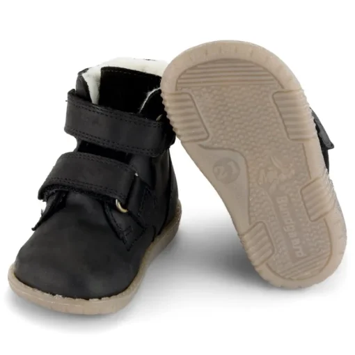SORT RABBIT STRAP TEX STØVLE