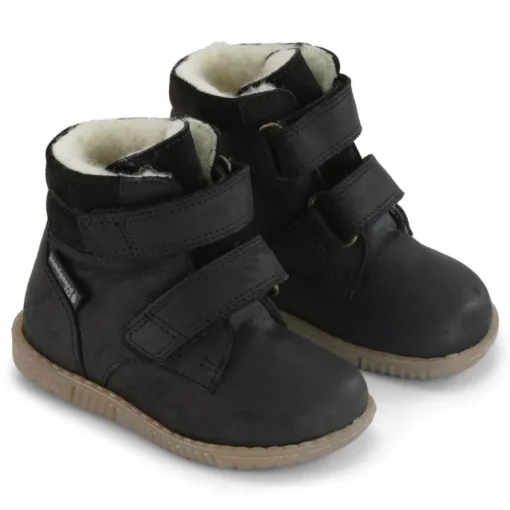 SORT RABBIT STRAP TEX STØVLE
