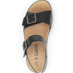 SORT SANDAL