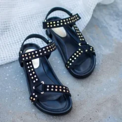SORT SWEAT SANDAL