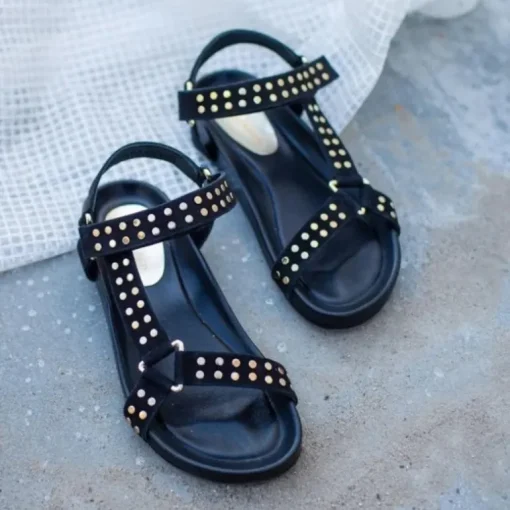SORT SWEAT SANDAL