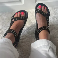 SORT SWEAT SANDAL