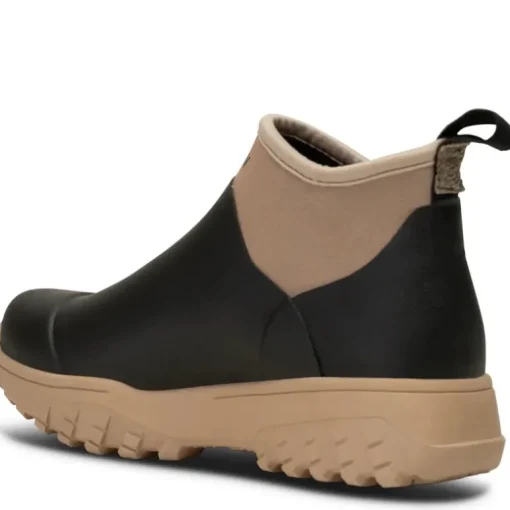 SORT/COFFEE CREAM IRENE WATERPROOF GUMMISTØVLE