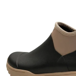 SORT/COFFEE CREAM IRENE WATERPROOF GUMMISTØVLE