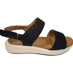 SORT/HVID SANDAL