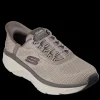TAUPE RELAXED FIT: SLIP-INS: D'LUX WALKER 2.0 - REZINATE